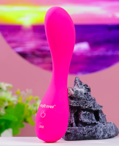 Magic Eyes Lumpy Cuchu máy rung điểm G silicone rung 10 chế độ